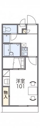 レオパレスシャルムの物件間取画像